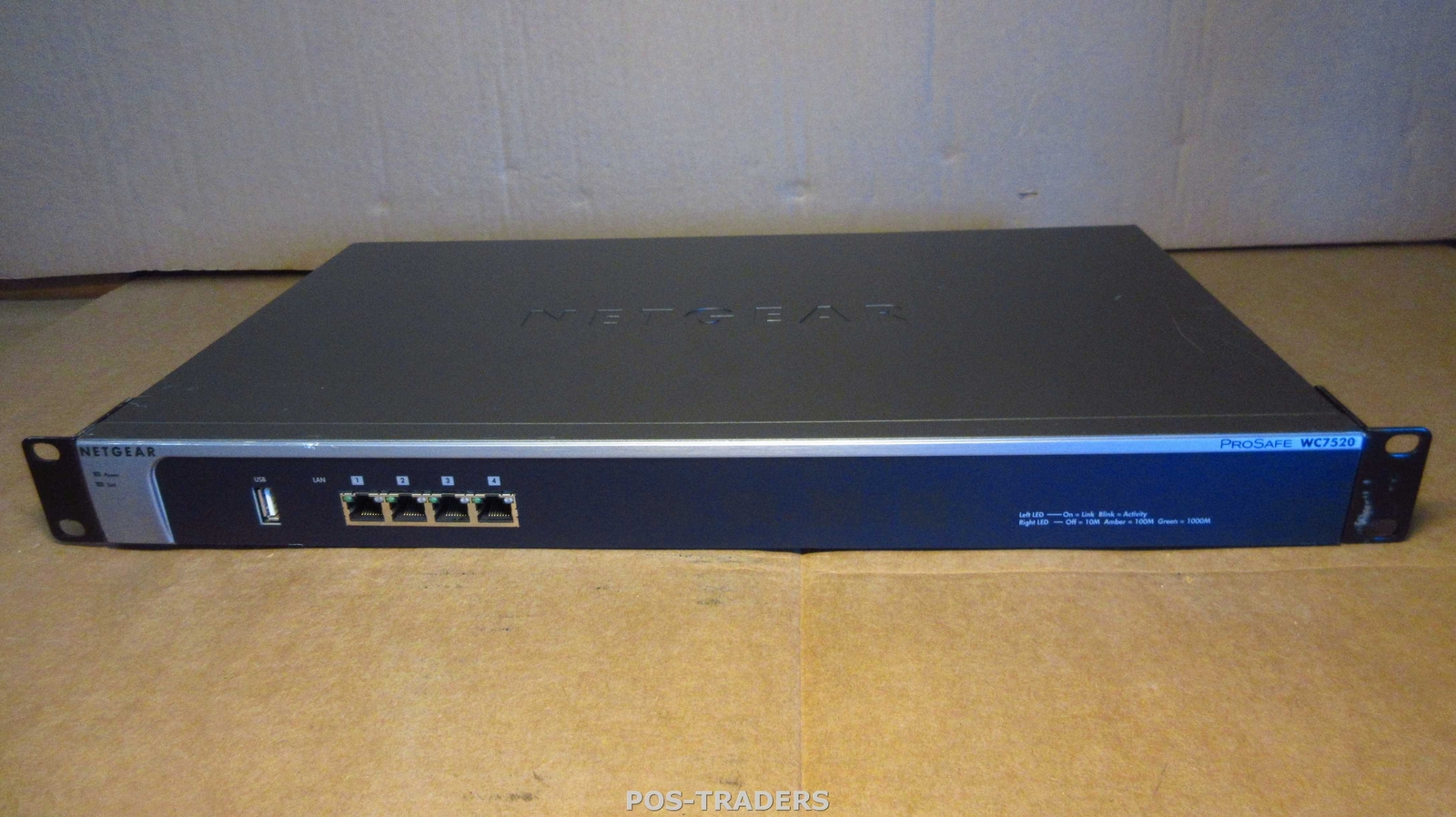 NETGEAR WC7520 ProSafe Wireless Controller Gigabit 20-AP Dual Radio + RACK EARS