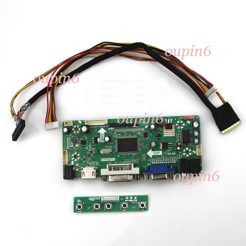 LCD HDMI DVI VGA Controller board Kit for LTN140AT07 LED Panel 1366x768 monitor