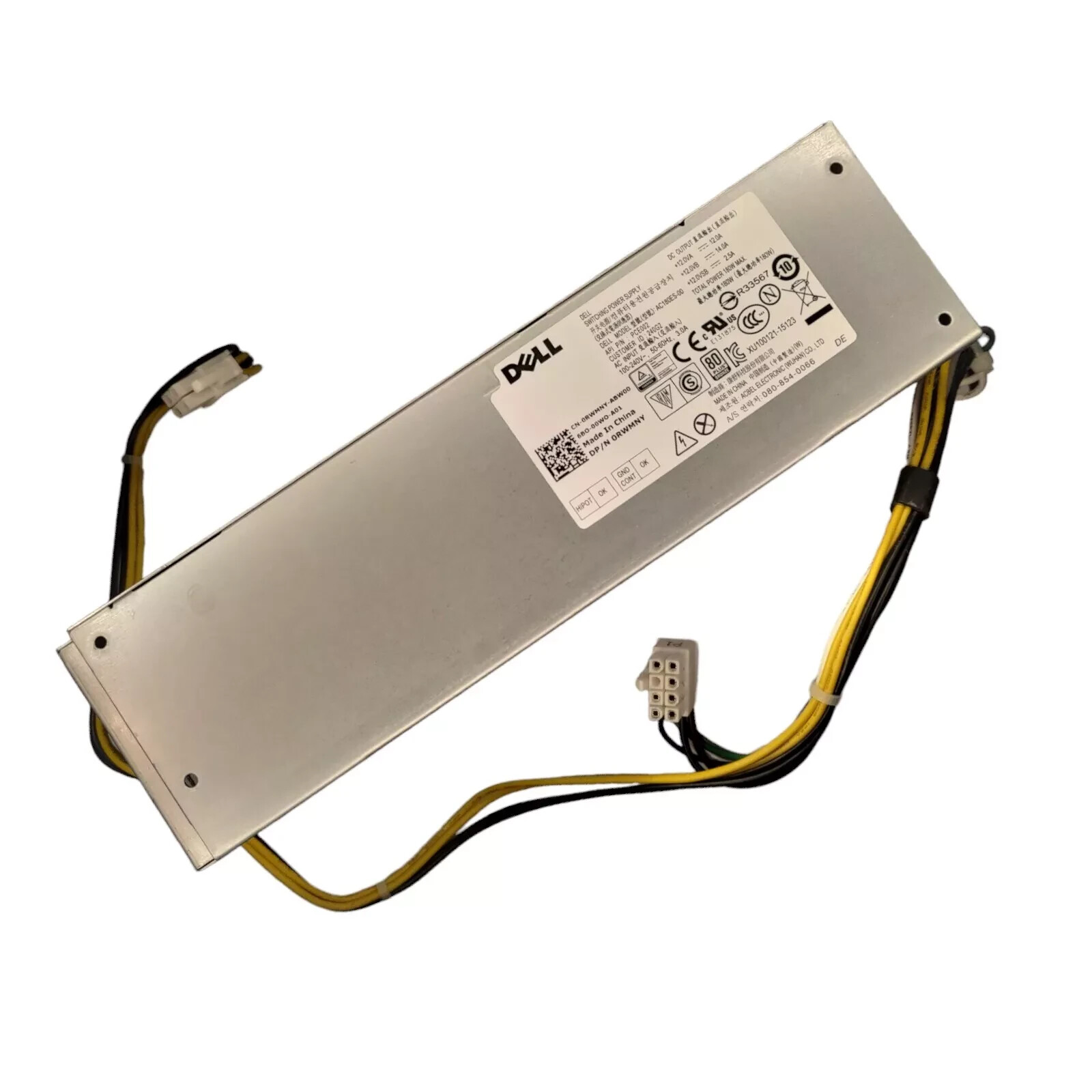 Dell L180ES-00 180W Power Supply For Optiplex 3040 5040 7040 Inspiron 3650 SFF