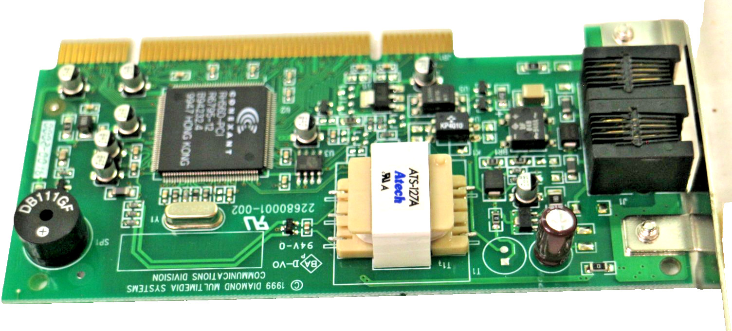 Diamond Multimedia SUP2750 56k 2-Port PCI Modem Card 23680001-002