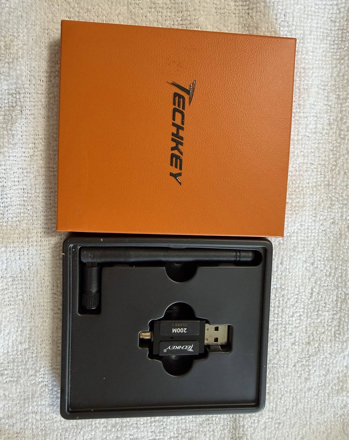 Techkey 200M Class 1 USB Wireless Wi-Fi Adapter 200 Mbps External Antenna