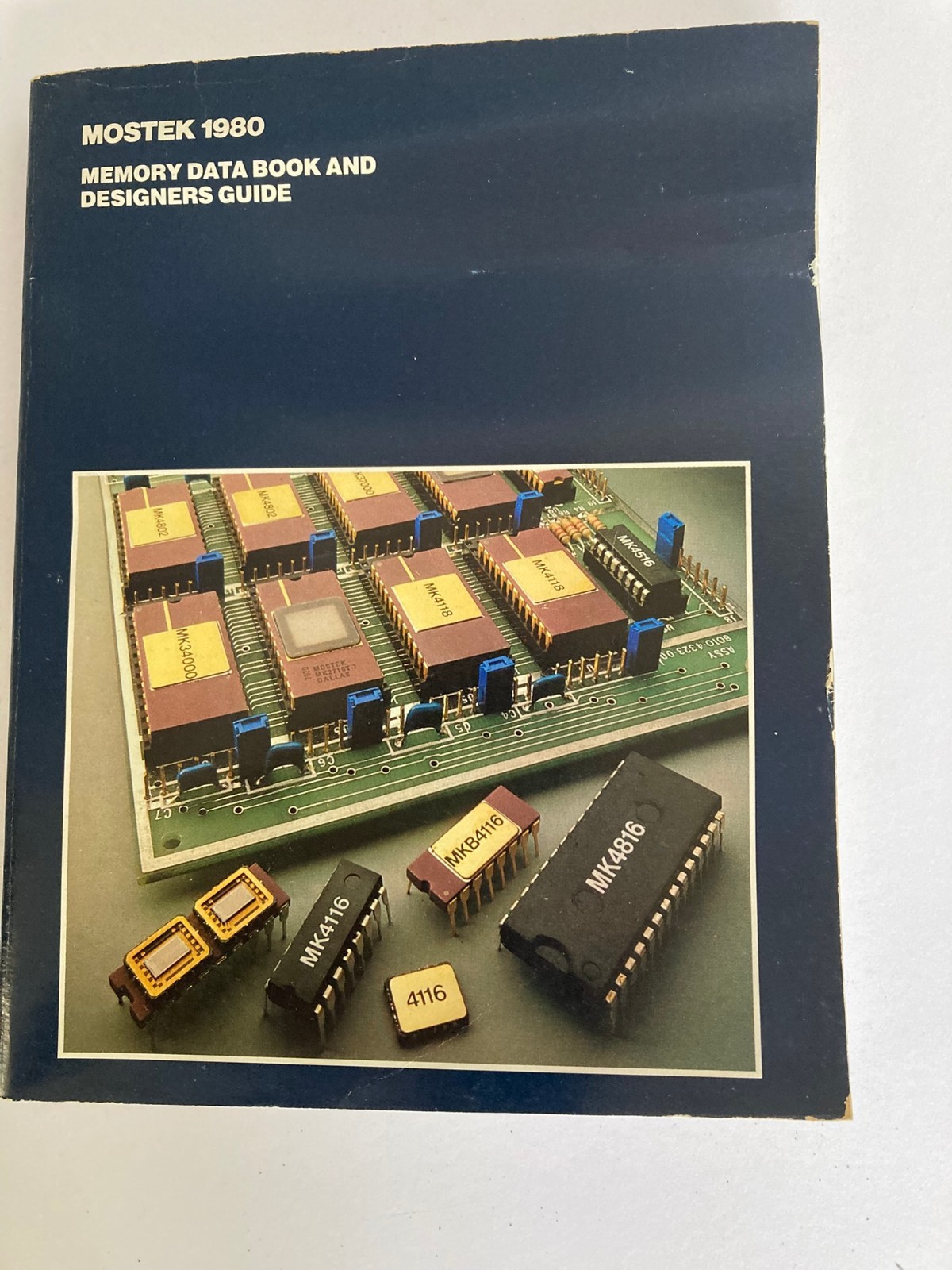 Mostek Memory Data Book and Designers Guide, 1980.  Nice condition.