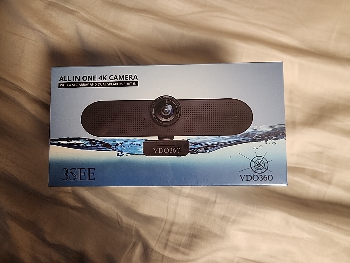 3SEE 4K Webcam Conference With Speakers 