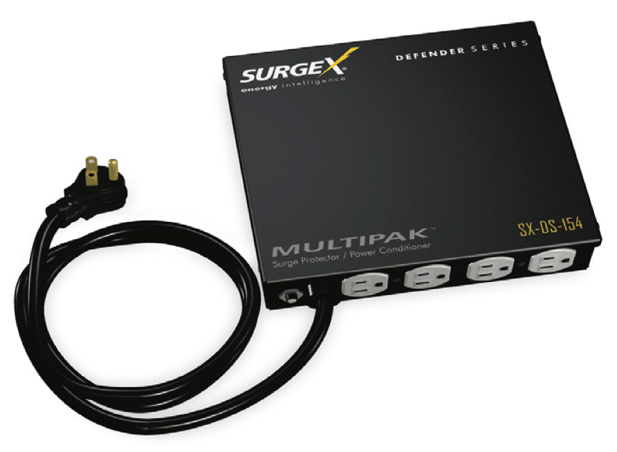 SurgeX Defender Series SX-DS-154 MULTIPAK Surge Protector Power Conditioner