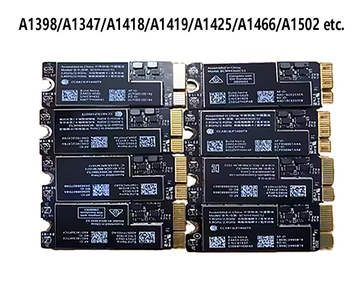 Various original Apple WIFI and Bluetooth cards