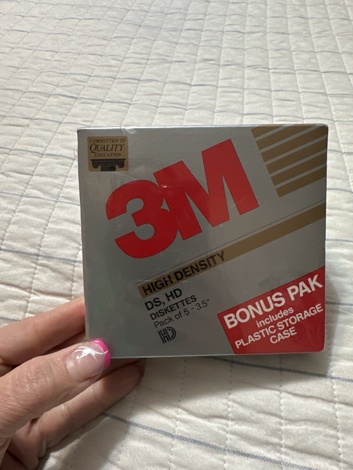 3M 3.5” DS/HD High Density Floppy Disks Sealed 1993 Bonus Pack