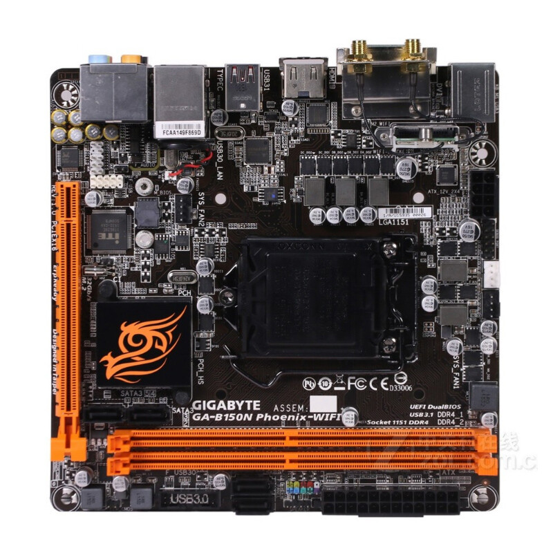 For Gigabyte GA-B150N Phoenix-WIFI LGA1151 1×M.2 4×SATA III Mini-ITX Motherboard