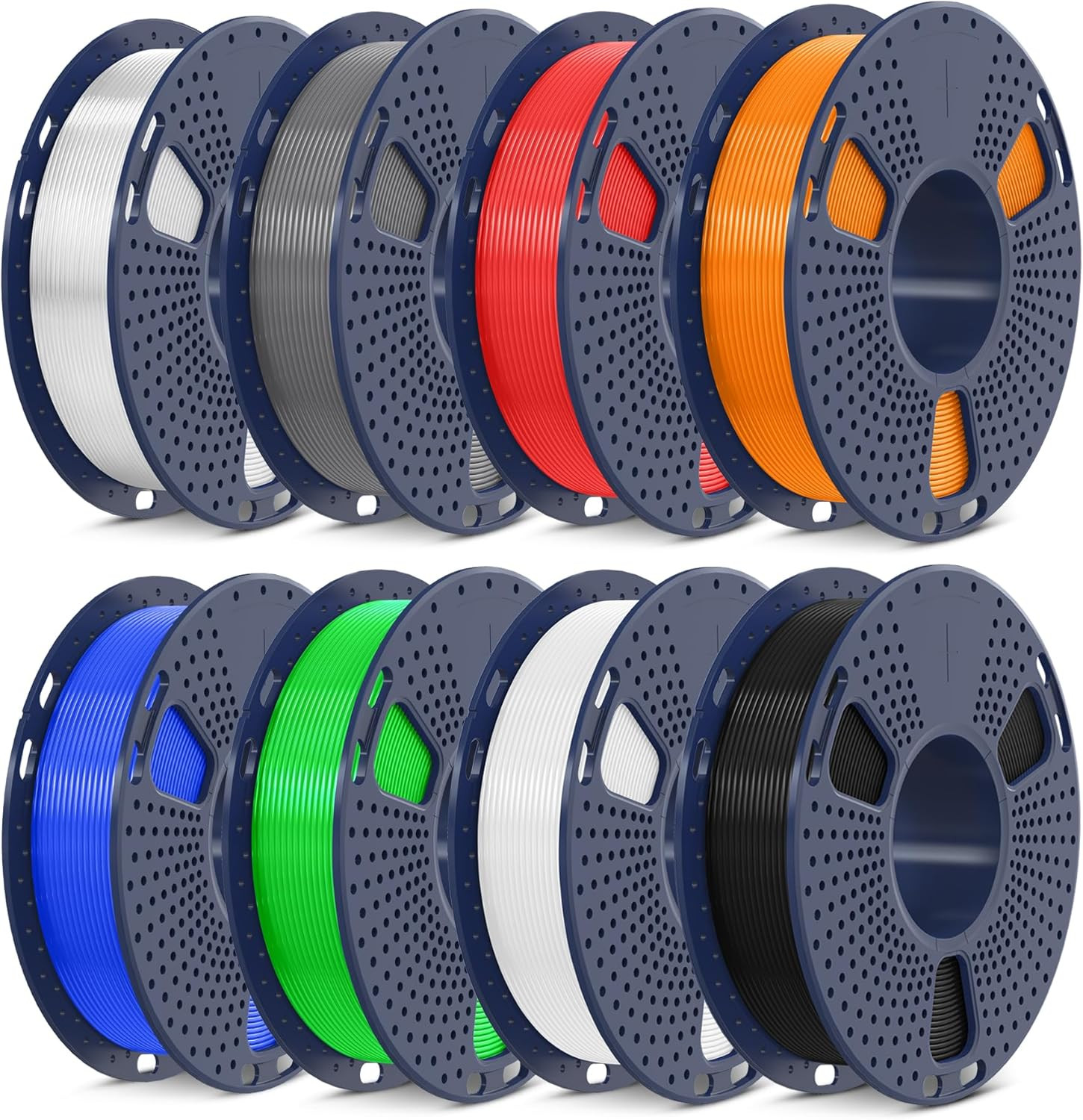 250G PLA Filament Bundle 1.75Mm, Multicolor 3D Printer Filament