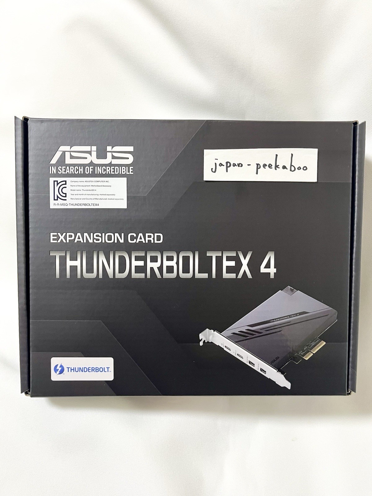 ASUS ThunderboltEX 4 PCIe Card | Dual Thunderbolt 4 (USB-C), DisplayPort 1.4, 40