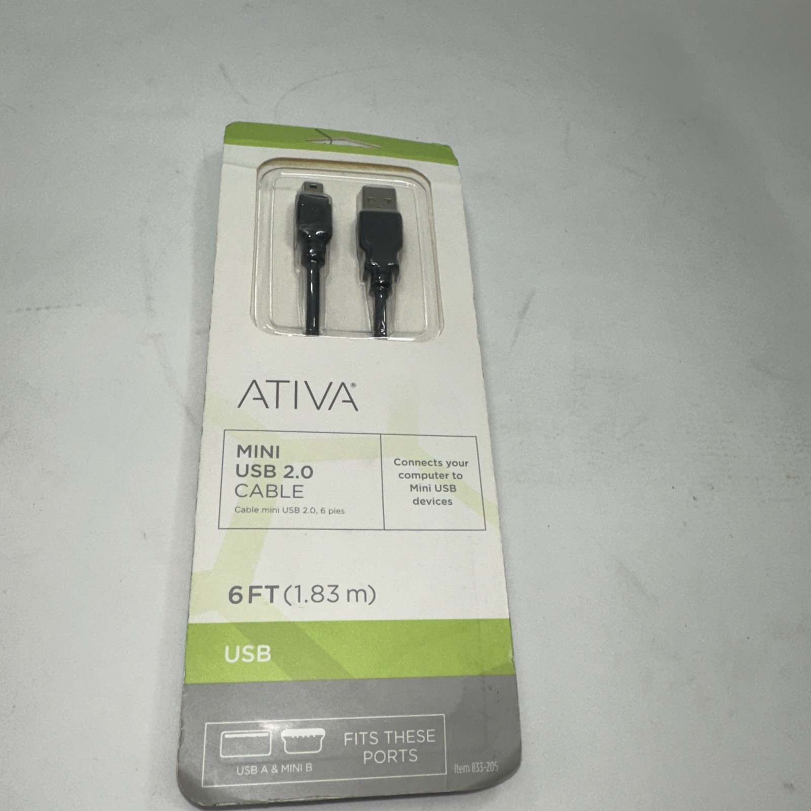 ATIVA Mini Usb 2.0 Cable