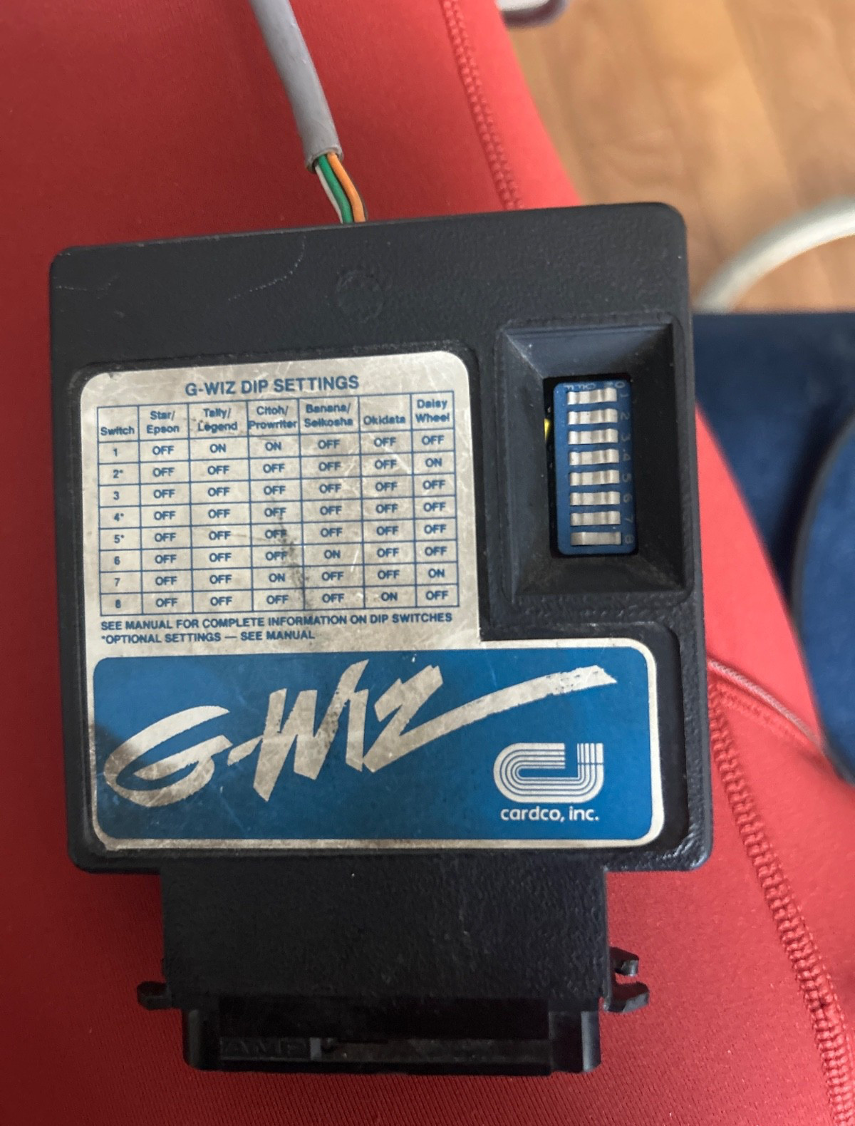 Vintage Cardco Inc Supra G-Wiz Printer Interface w/ Graphics For Commodore