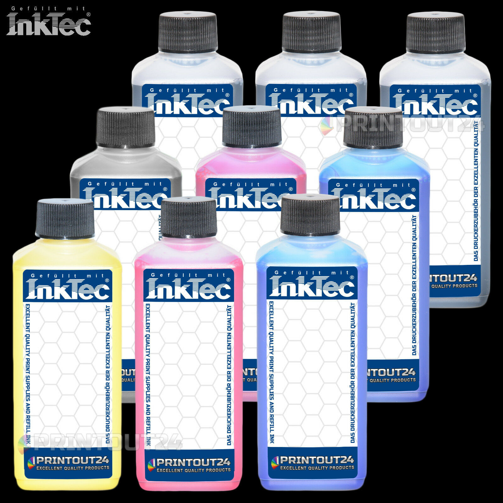 9X 250Ml InkTec® Sublimation Ink For Epson Stylus 3800 3850 3880 3885 3890