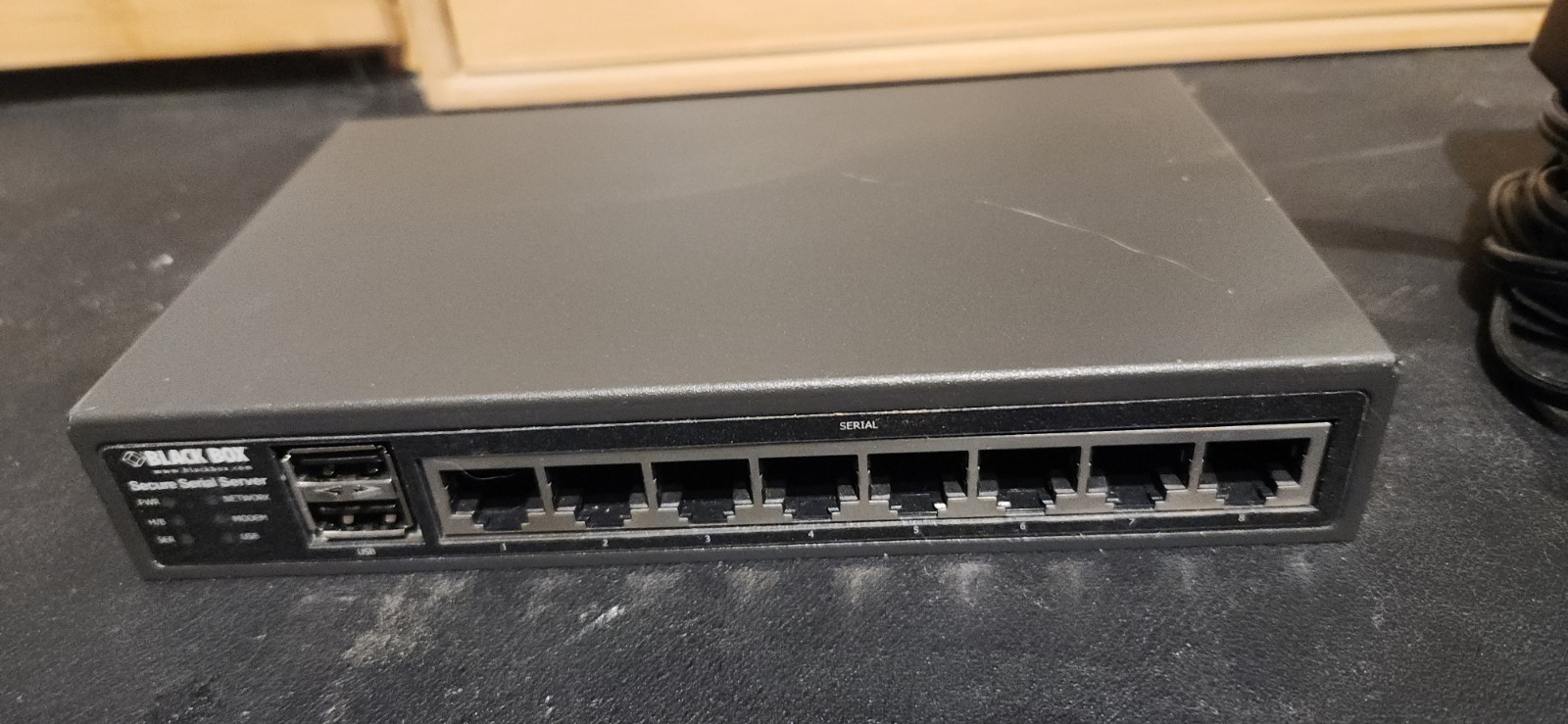 Black Box Secure Serial Server (8-Port) - Model LES1508A