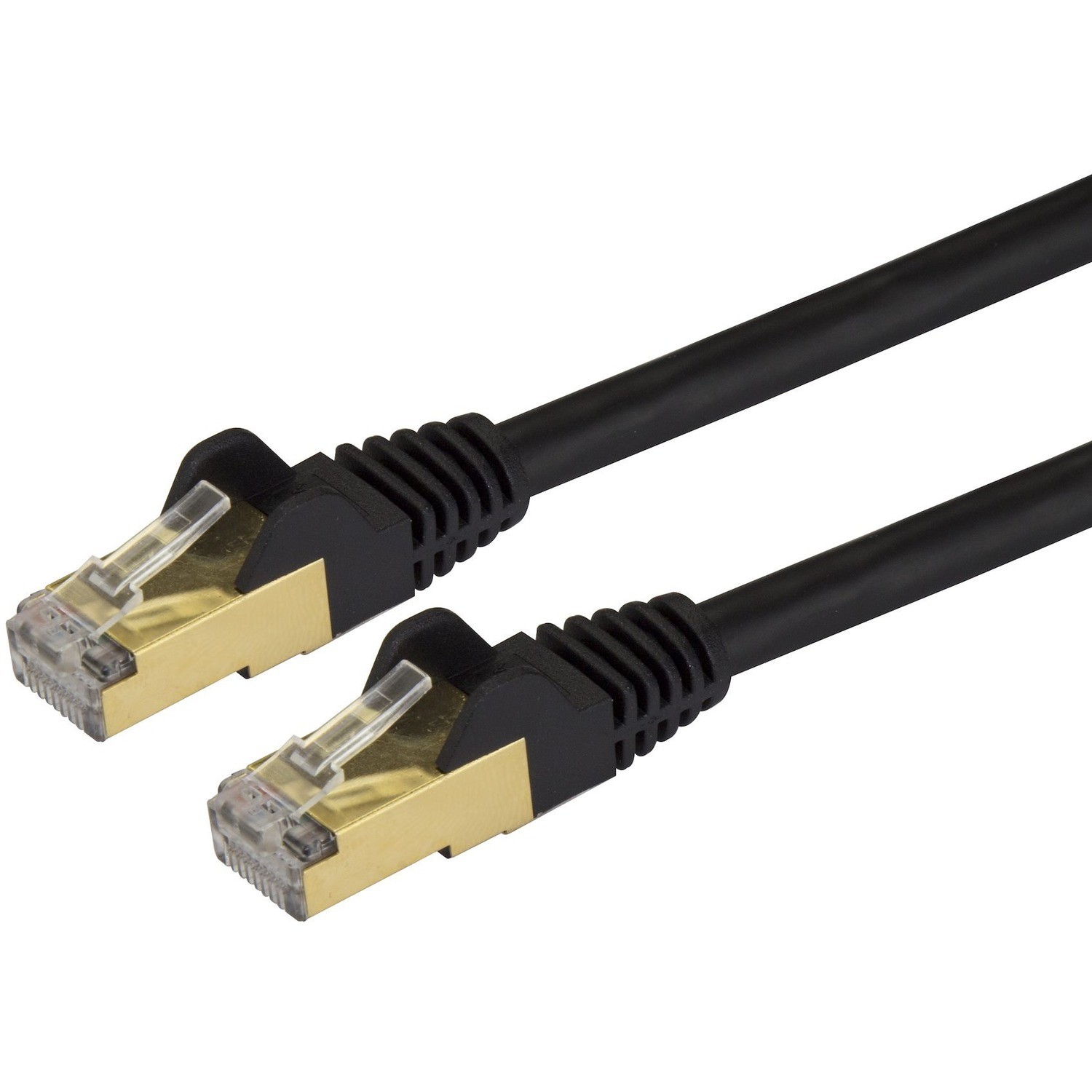 Startech C6ASPAT14BK 14ft Cat6a Patch Cable Shielded Black