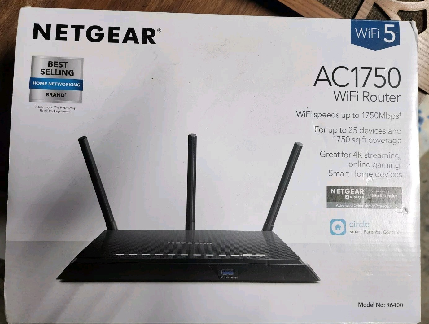 Netgear AC1750 Router - Missing Power Cable 