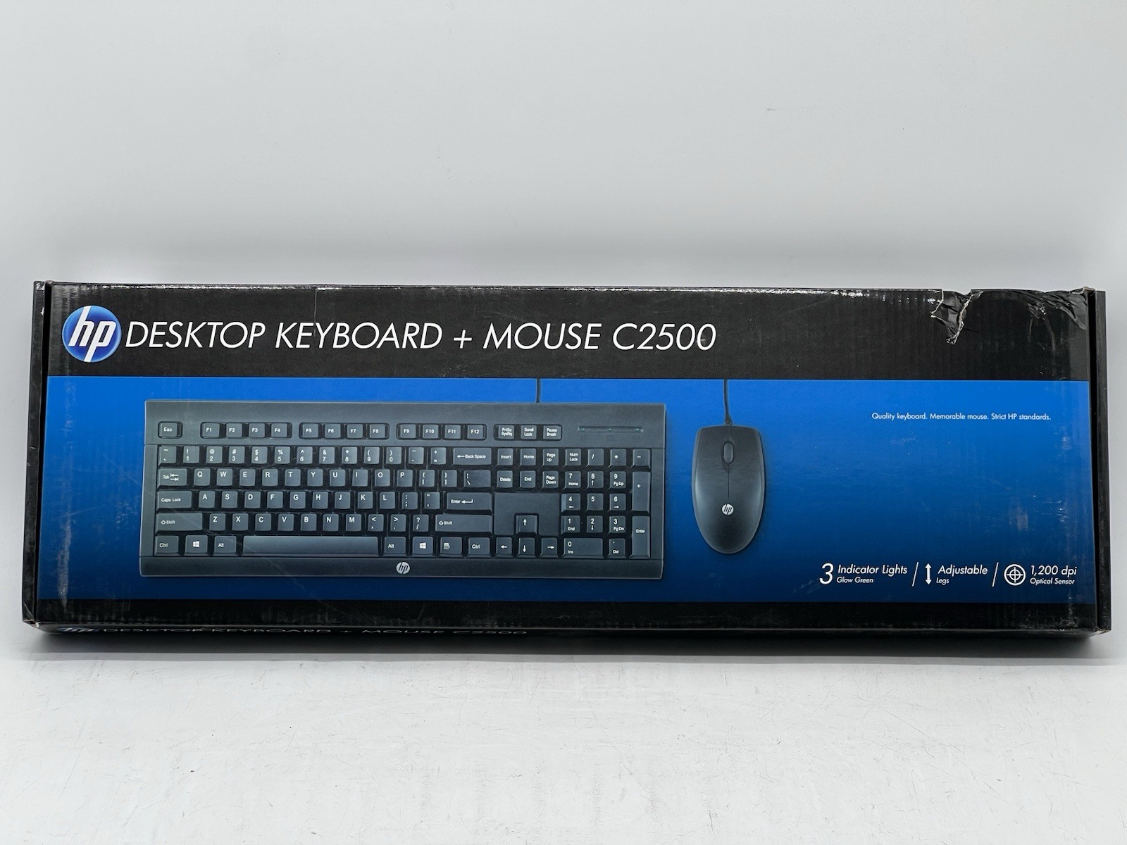 HP C2500  USB  Wired Keyboard Mouse Combo-New