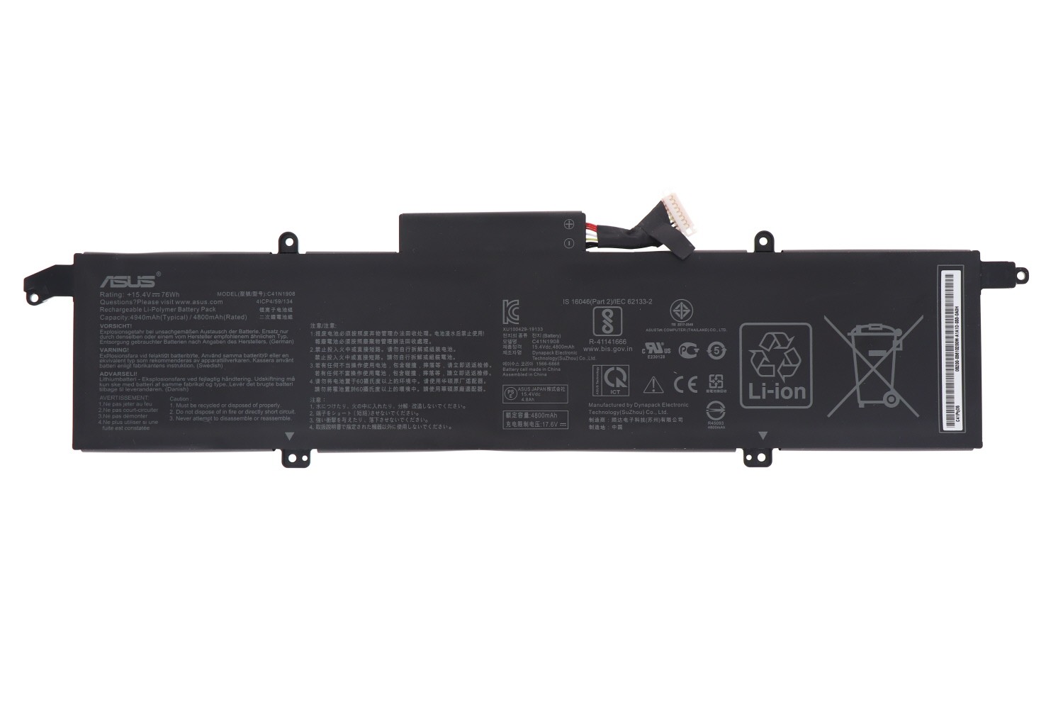 Genuine C41N1908 OEM Battery for Asus ROG Zephyrus G14 GA401IU GA401IV GA401II