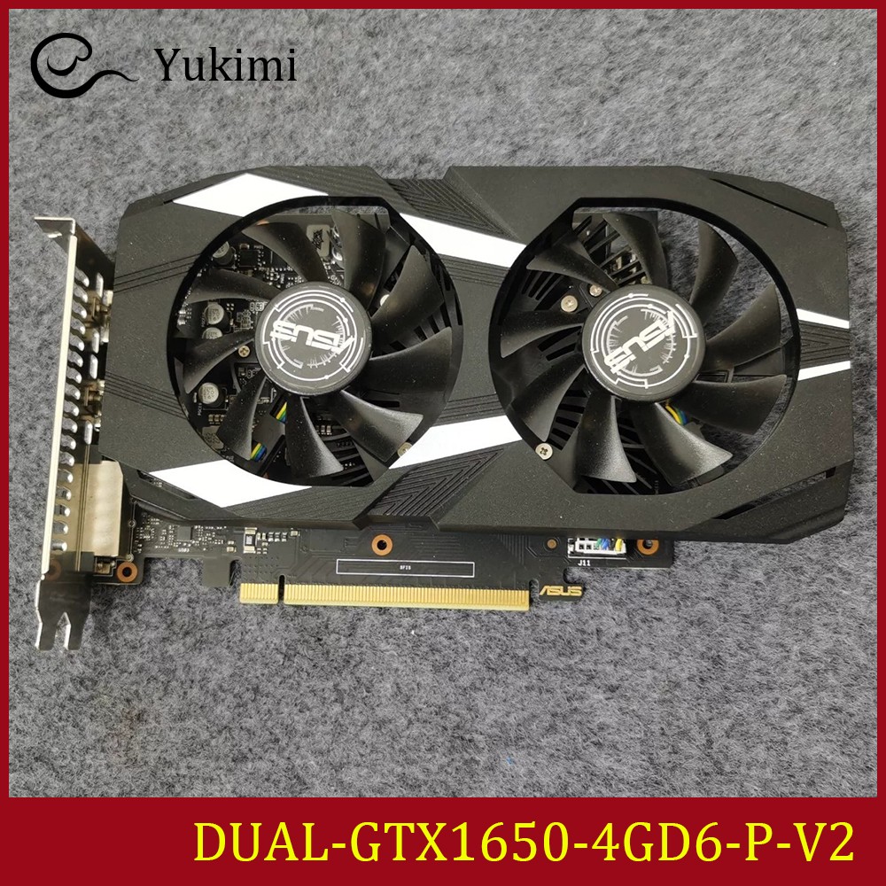 FOR ASUS DUAL-GTX1650-4GD6-P-V2 4GB GDDR6 128-bit Video Graphics Card