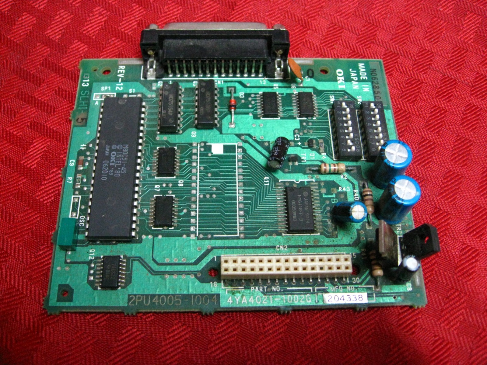 Vintage OKI Data Serial Interface N062850 - 2PU4005-1004, 4YA4021-1002G