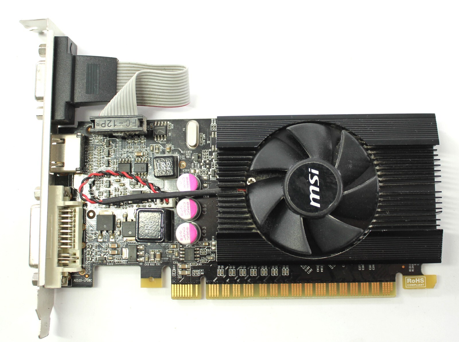 MSI GeFORCE GT610 1GB PCIe VGA VIDEO GRAPHICS CARD HDMI DVI N610GT-MD1GD3/LP