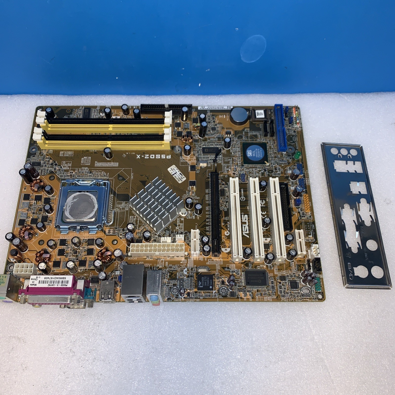 ASUS P5SD2-X LGA775 DDR2 Motherboard With P4 3.2GHZ CPU – Tested Working