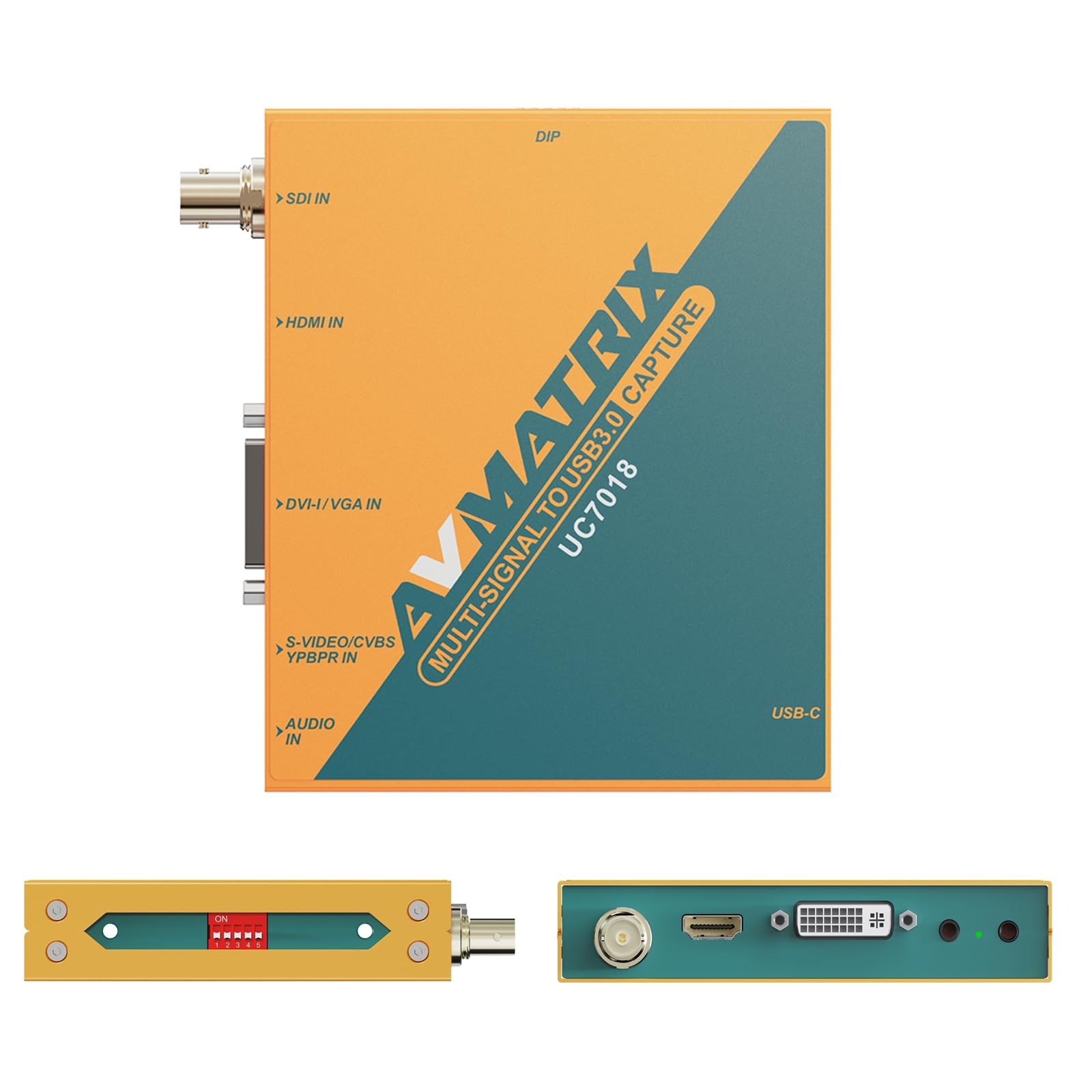 AVMATRIX USB 3.0 Multi-Input Capture Card, 1080P60, UC7018