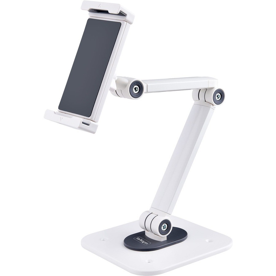 StarTech Adjustable Universal Tablet Desk Stand White ADJTABLETSTANDW
