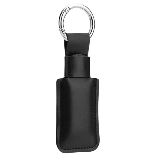 Microfiber Leather Small Sized USB Flash Drive Case, Anti Lost Mini USB Black