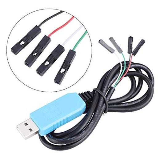 DGZZI PL2303TA Debug Console Cable 1PC PL2303TA USB to TTL Serial Cable for