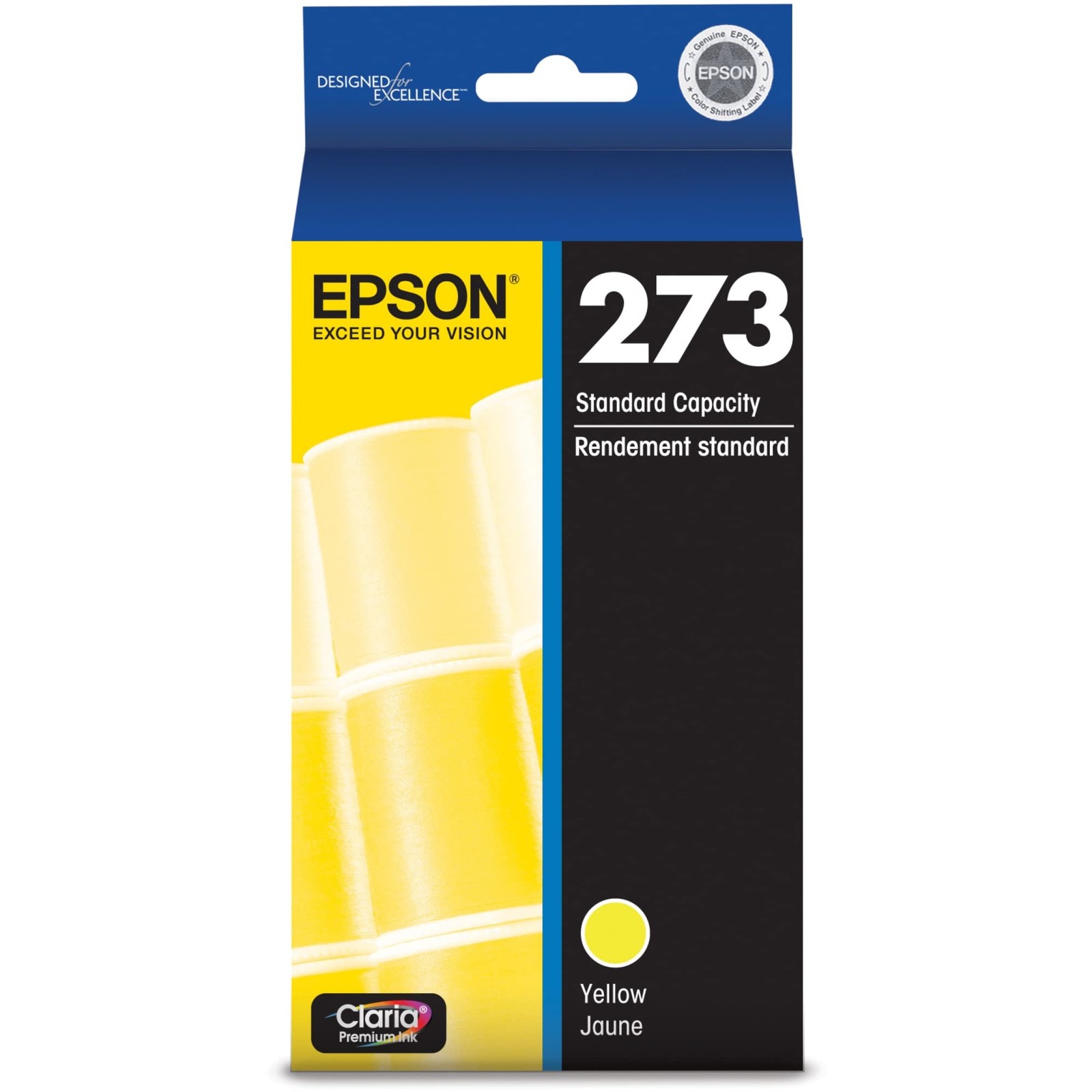 Claria Premium Yellow Ink for Inkjet Printers Brilliant Photos Last 200 Years