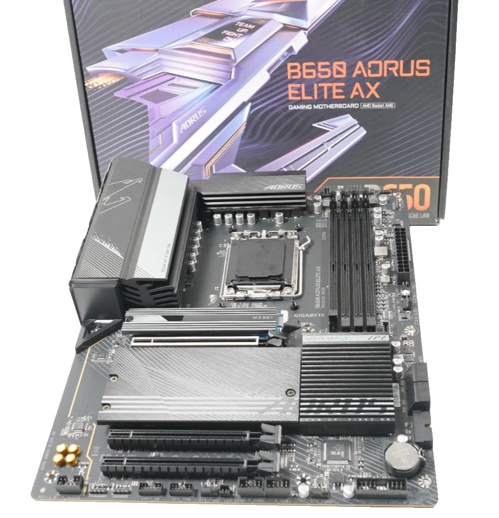 GIGABYTE B650 AORUS ELITE AX AM5 MicroATX AMD Motherboard , AS-IS FOR PART ONLY