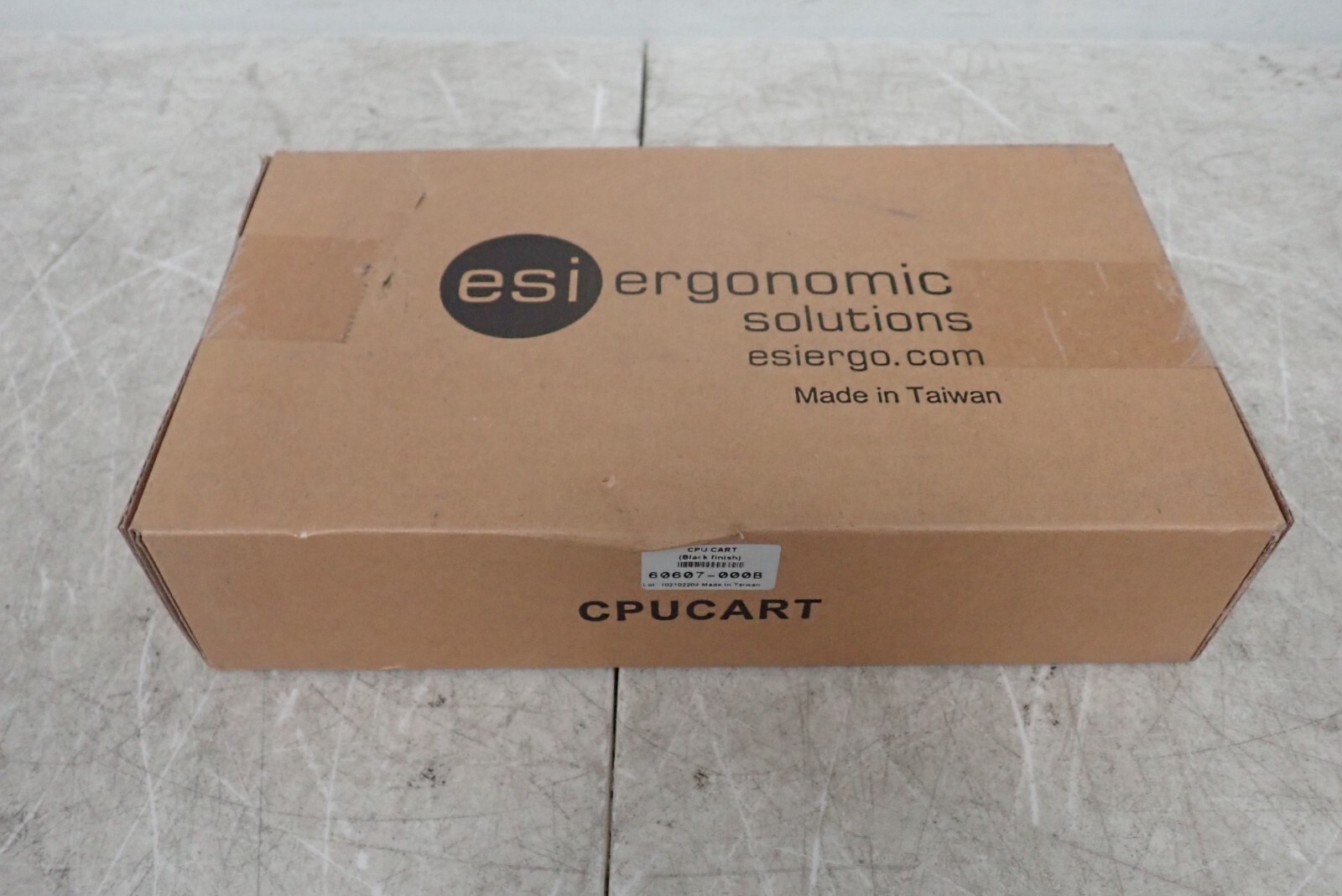 esi Ergonomic Solutions 60607-00B CPU Cart (Black Finish)