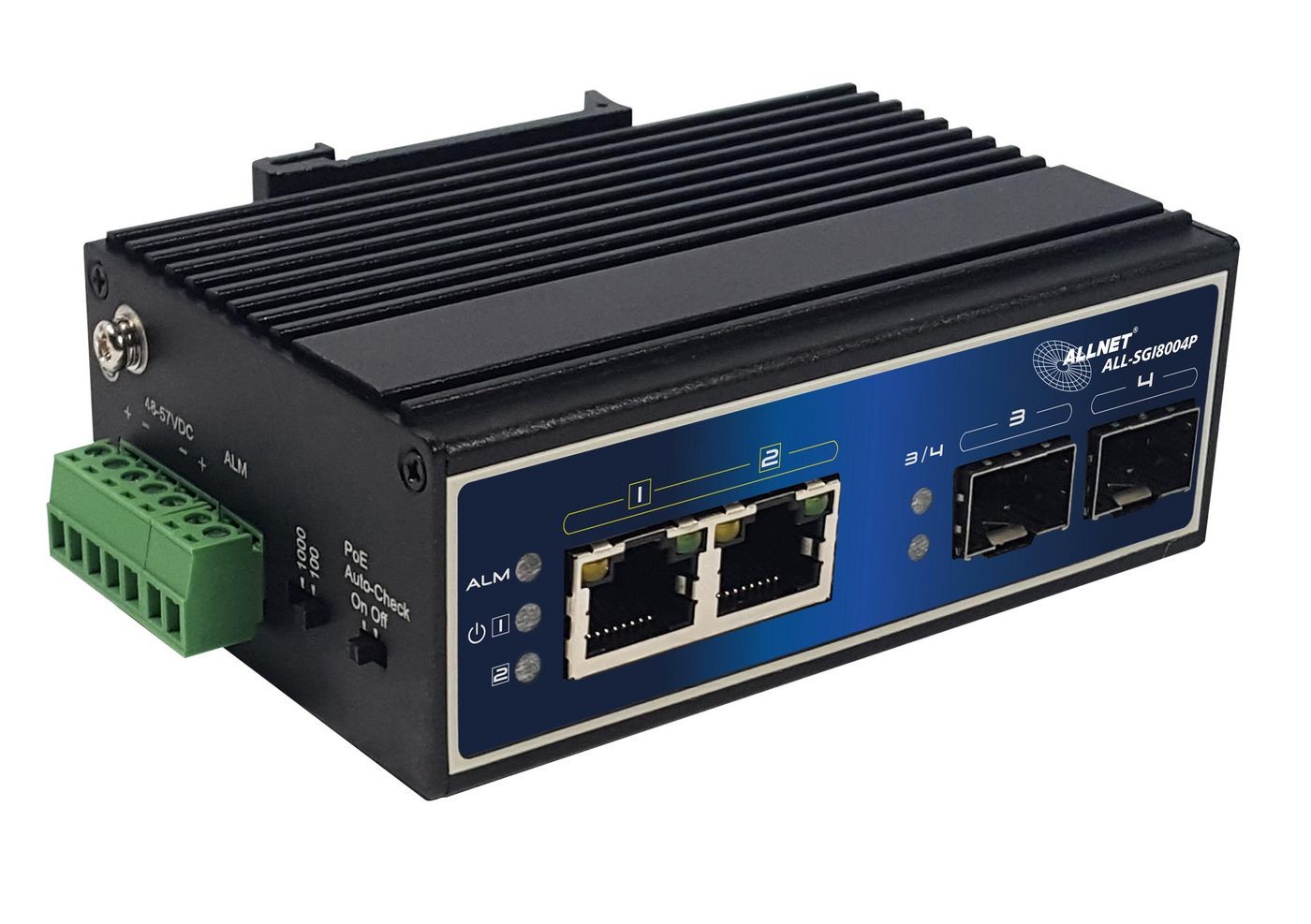 ALLNET ALL-SGI8004P Network Switch Unmanaged Gigabit Ethernet (10/100/1000) ~E~