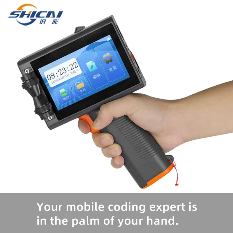 Portable TIJ Inkjet Printer 12.7mm for Food Packaging Date Expiry