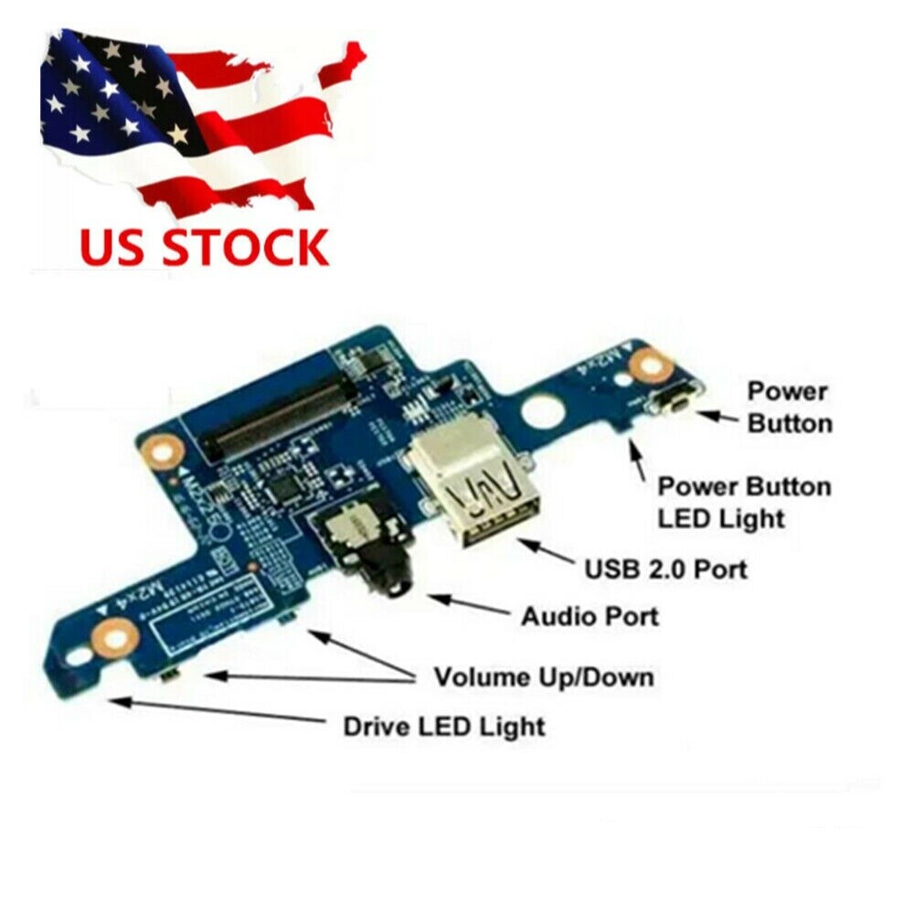 USB Audio Power Button Board For HP ENVY X360 M6-AQ M6-AQ105dx 856808-001 JS6