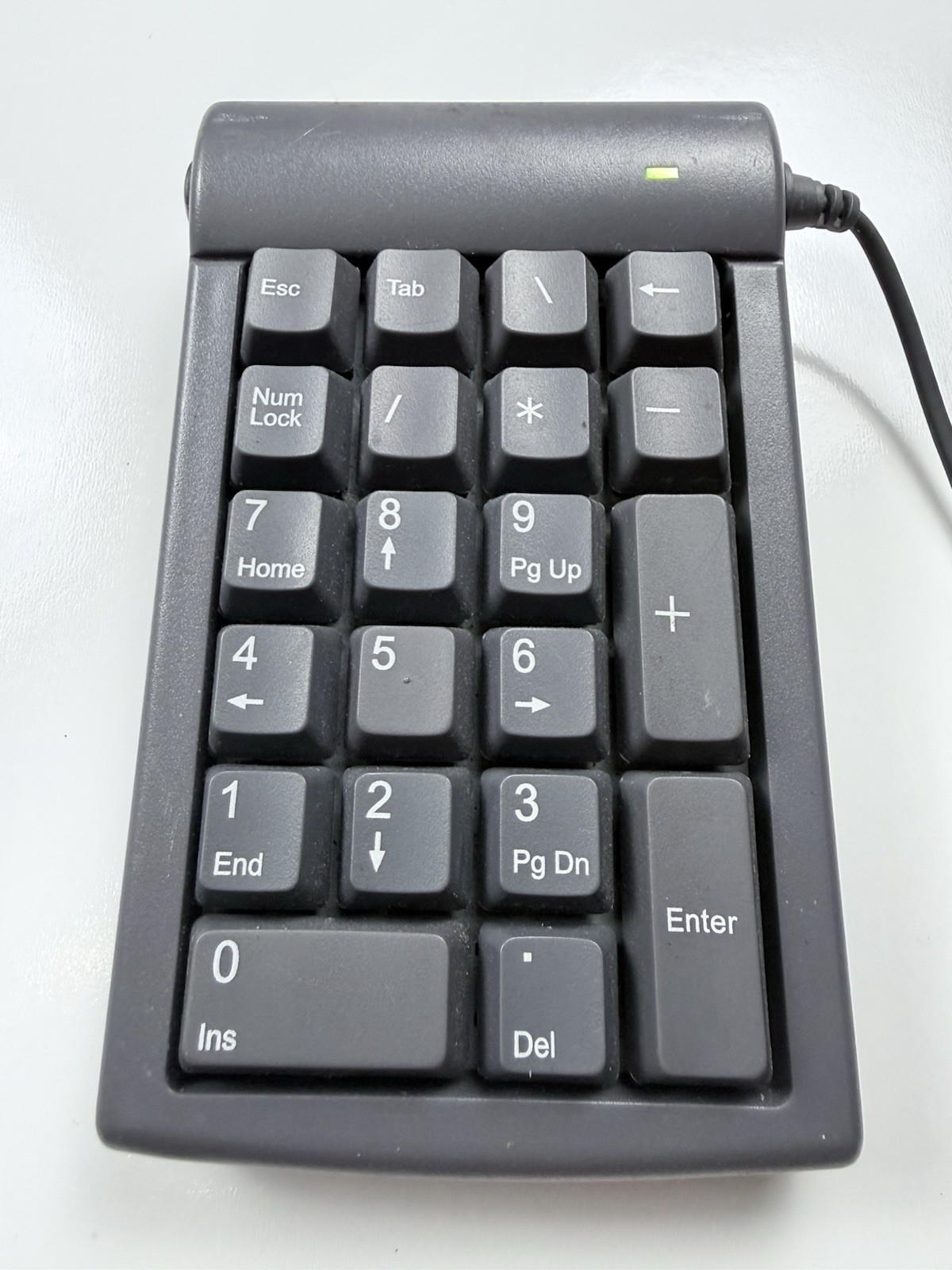 Genovation MicroPad 630-21 USB Numeric Keypad External Number Pad Gray EUC