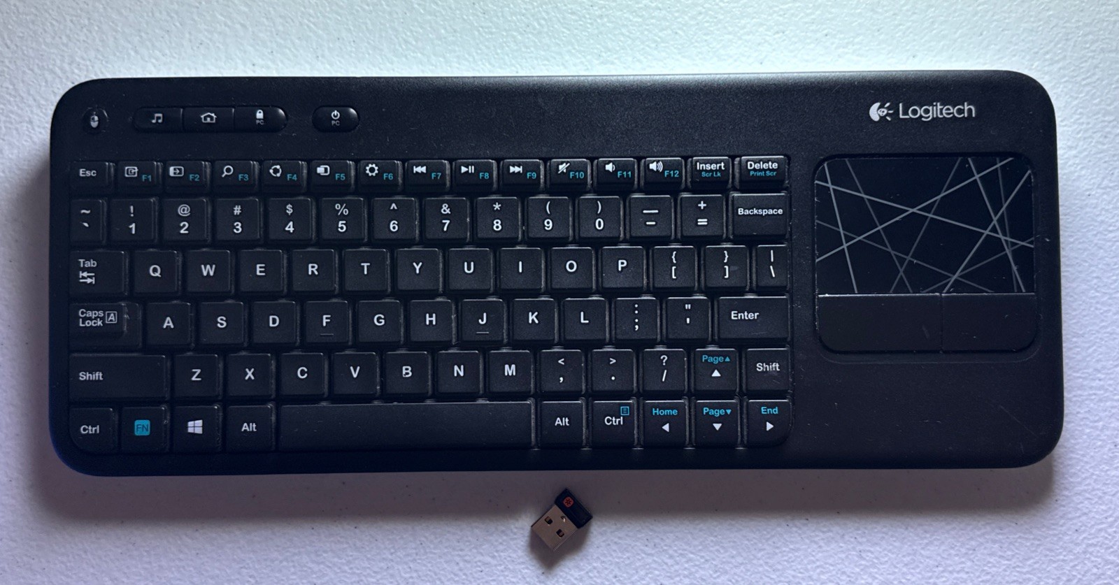 Logitech K400r  Wireless Keyboard With Unifying Receiver