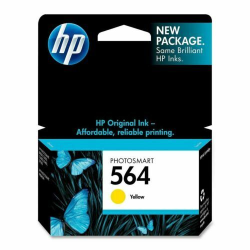 NEW HP #564 Yellow Ink Cartridge Genuine EXP 07/2021