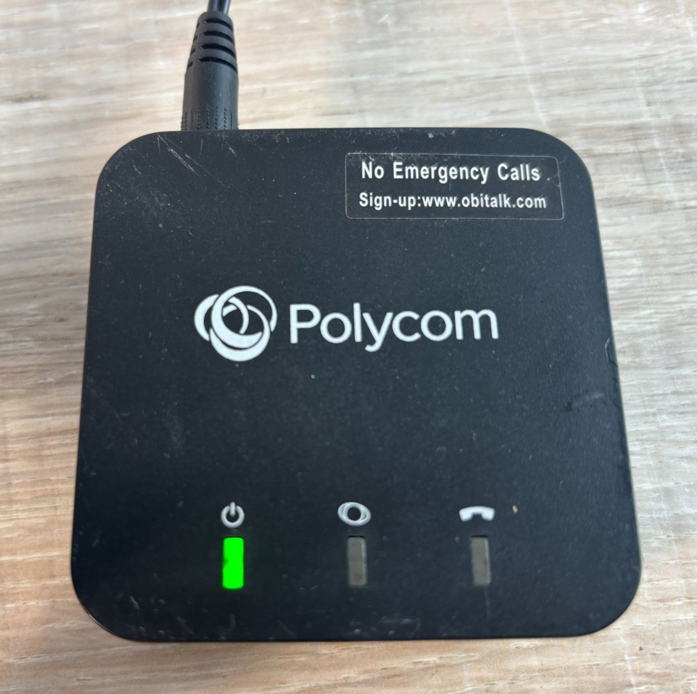 Polycom Obi200 Google Voice VOIP Adapter With Ethernet & Phone Ports