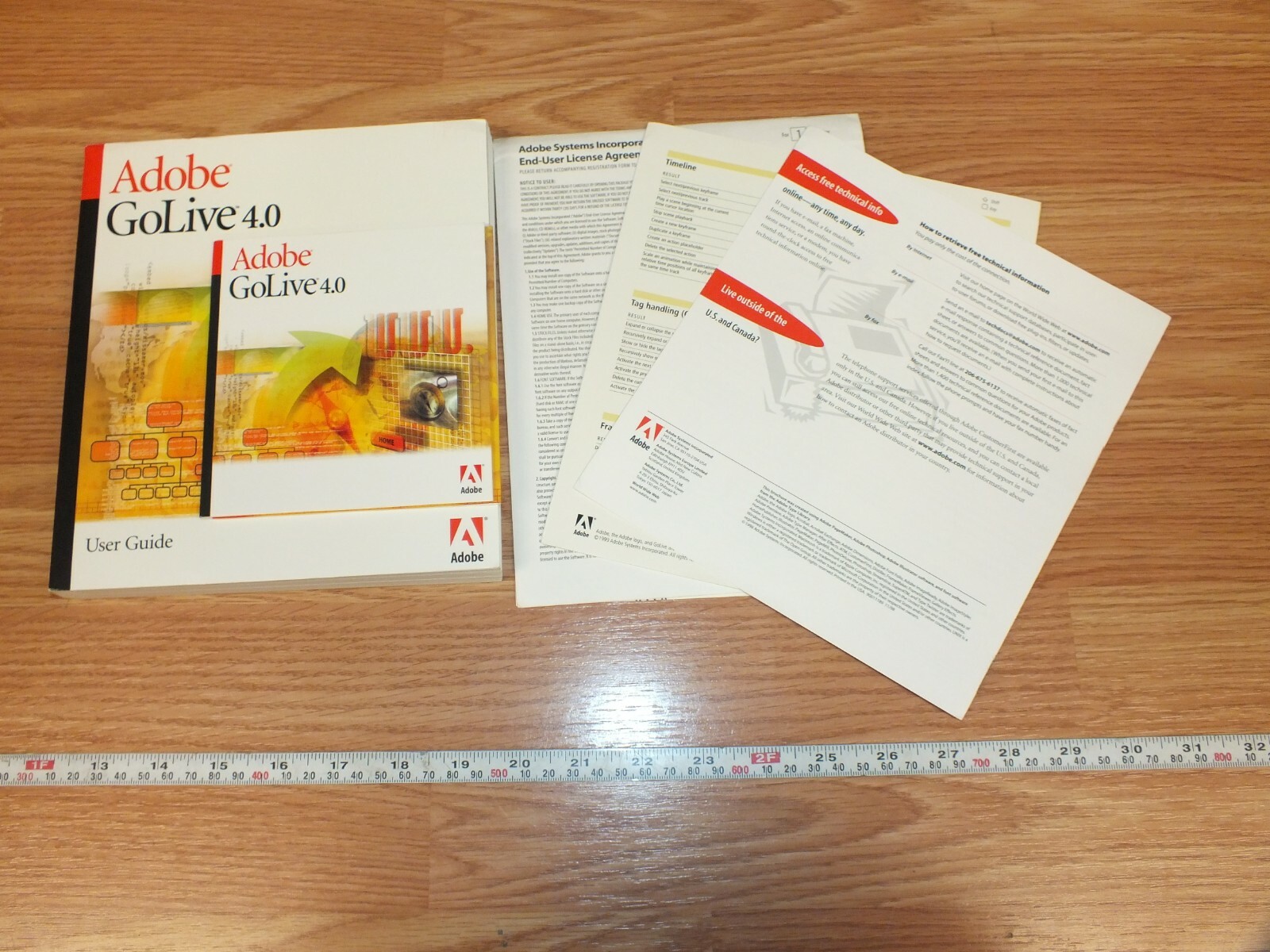 Vintage Adobe GoLive 4.0 For Windows