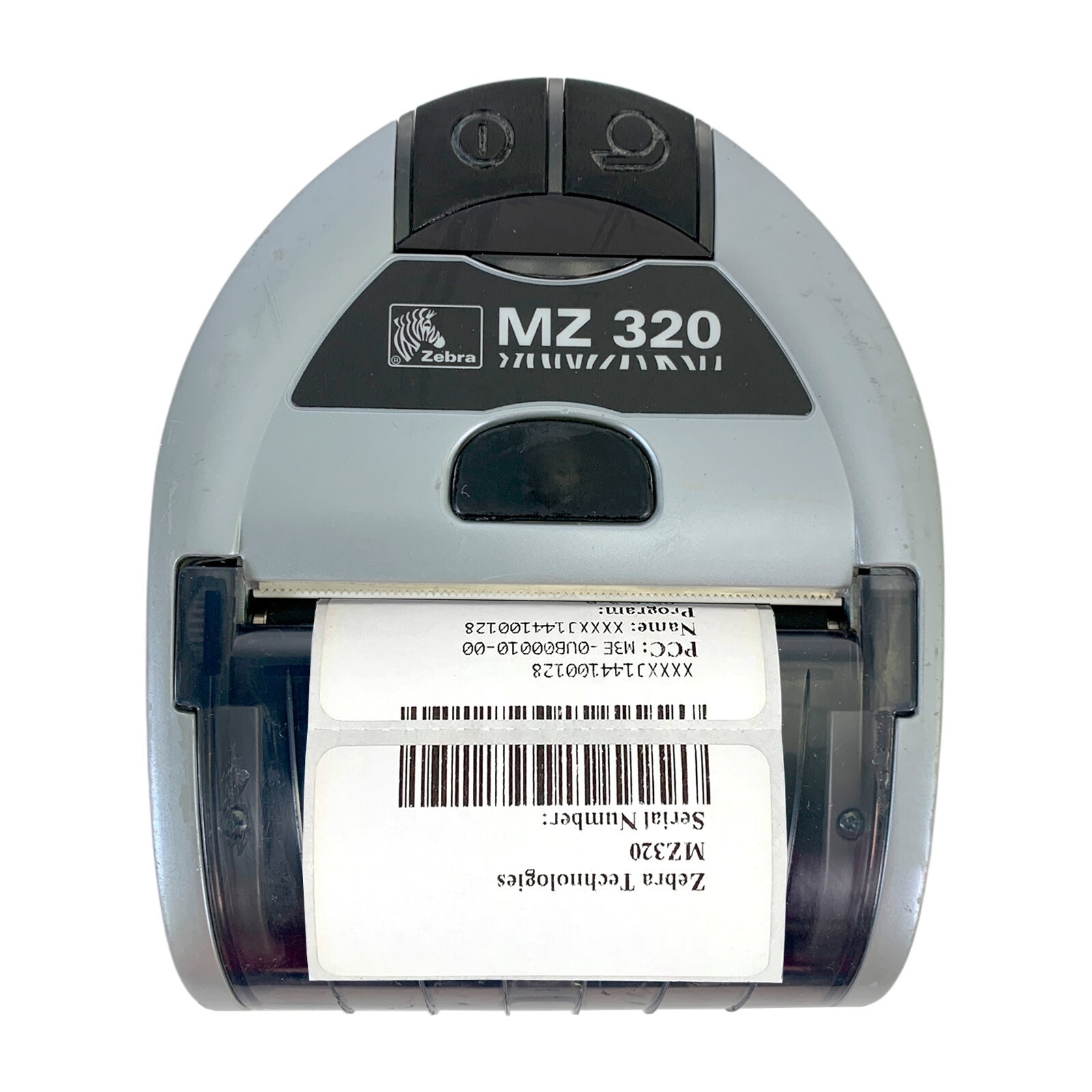Zebra MZ320 Mobile Receipt Label Thermal Printer Bluetooth USB No AC Adapter