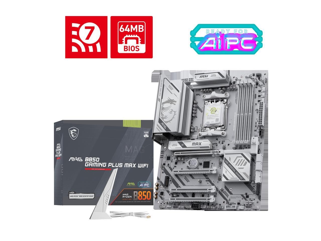 MSI MB MAG B850 GAMING PLUS MAX WIFI