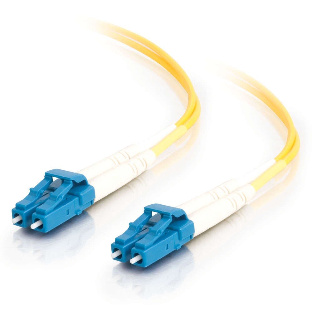 15 PACK LOT 5m LC-LC Duplex 9/125 OS2 Singlemode Fiber Cable Yellow OFNR 16FT