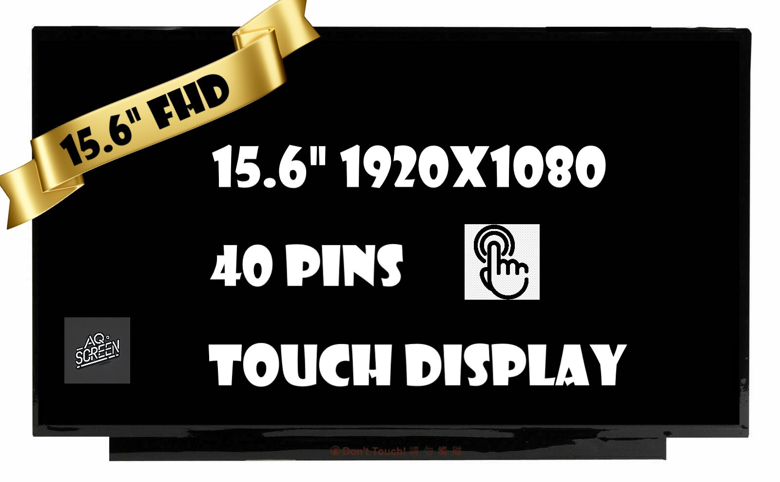 NV156FHM-T01 V8.0 LCD LED Touch Screen 15.6" Display 40pin in-cell B156HAK02.1