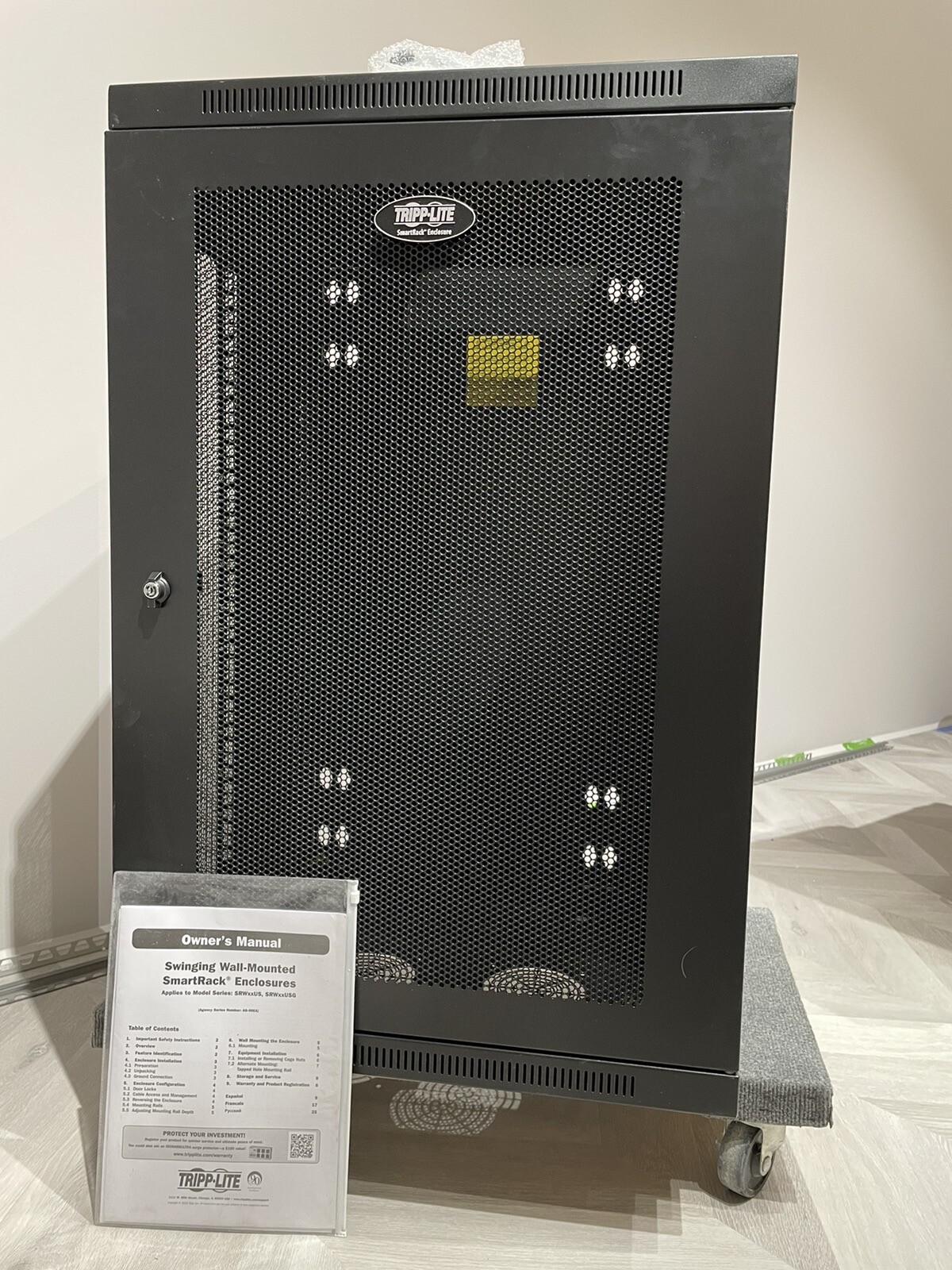 Tripp Lite SRW18USDPG 18U Wall Mount Rack Enclosure Cabinet