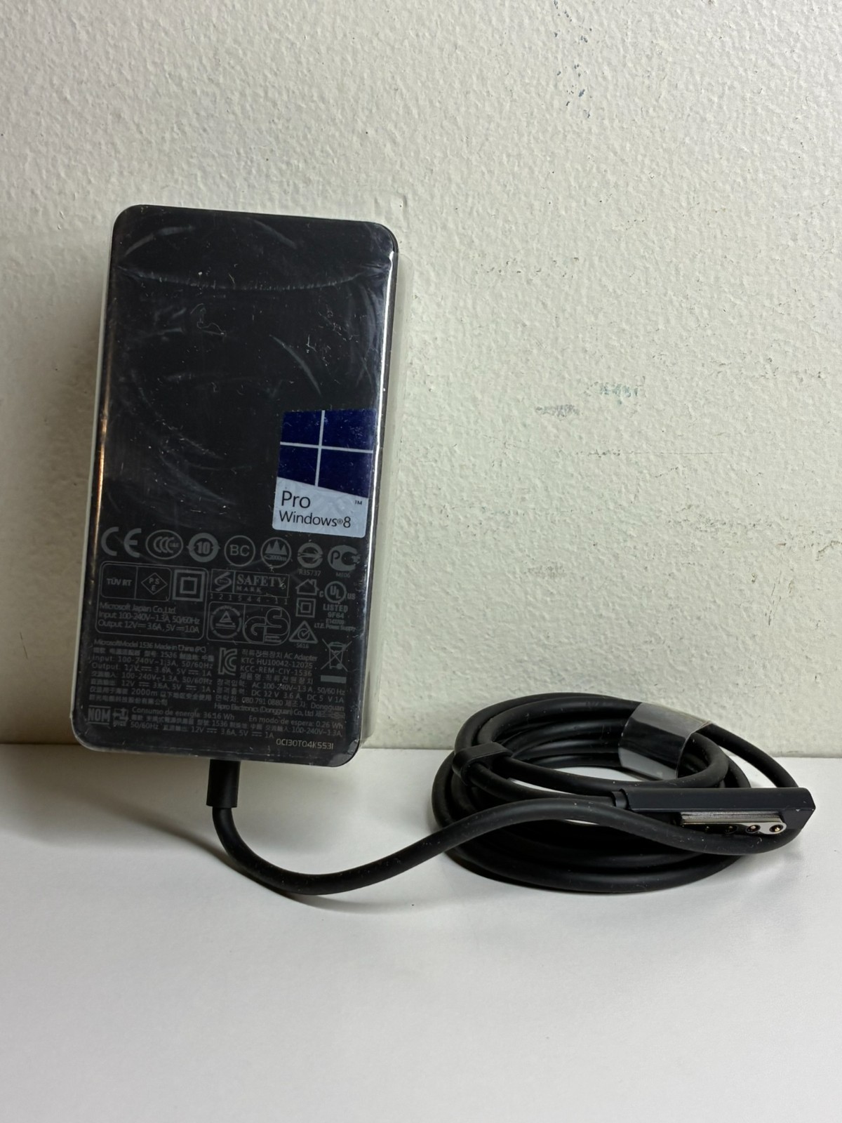 Genuine Microsoft Surface Pro & Pro 2 Power Adapter Charger Model 1536 12V 3.6A