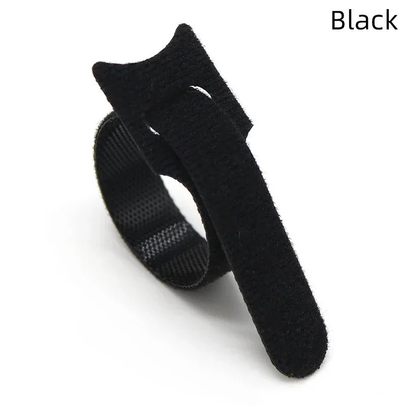 Cable Straps Wire Cord Hook Loop Ties Reusable Fastening Organizer Laptop