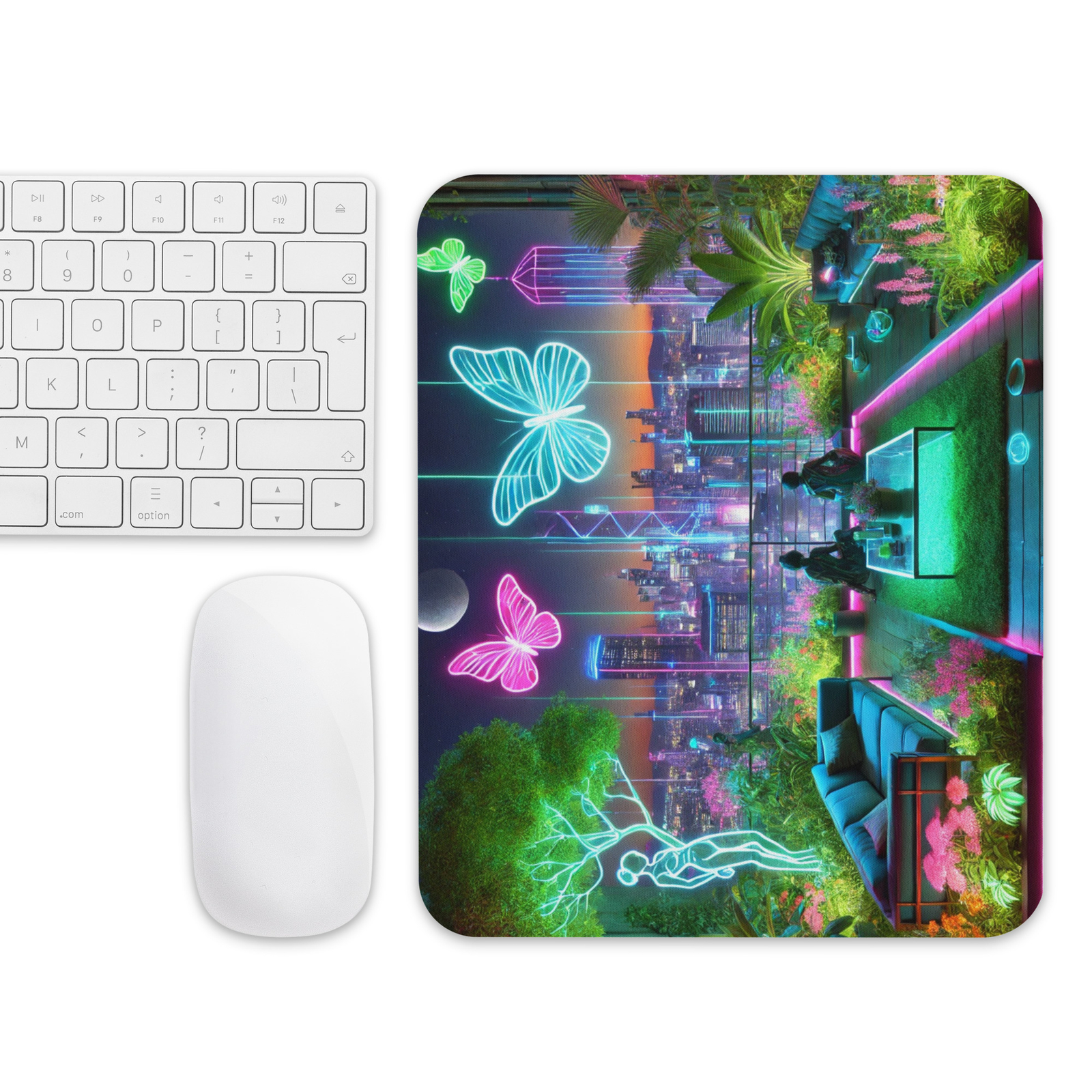 3D CyberPunk Mouse Pad - Enchanting Designs with High-Quality Artwork