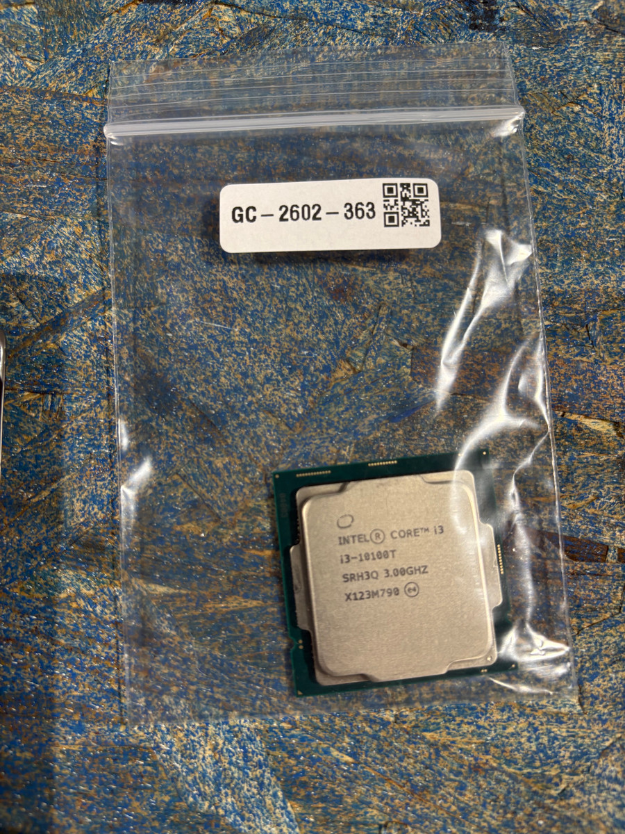 Intel Core i3-10100T SRH3Q 3.00GHz Quad-Core 6MB Cache LGA1200 CPU Processor