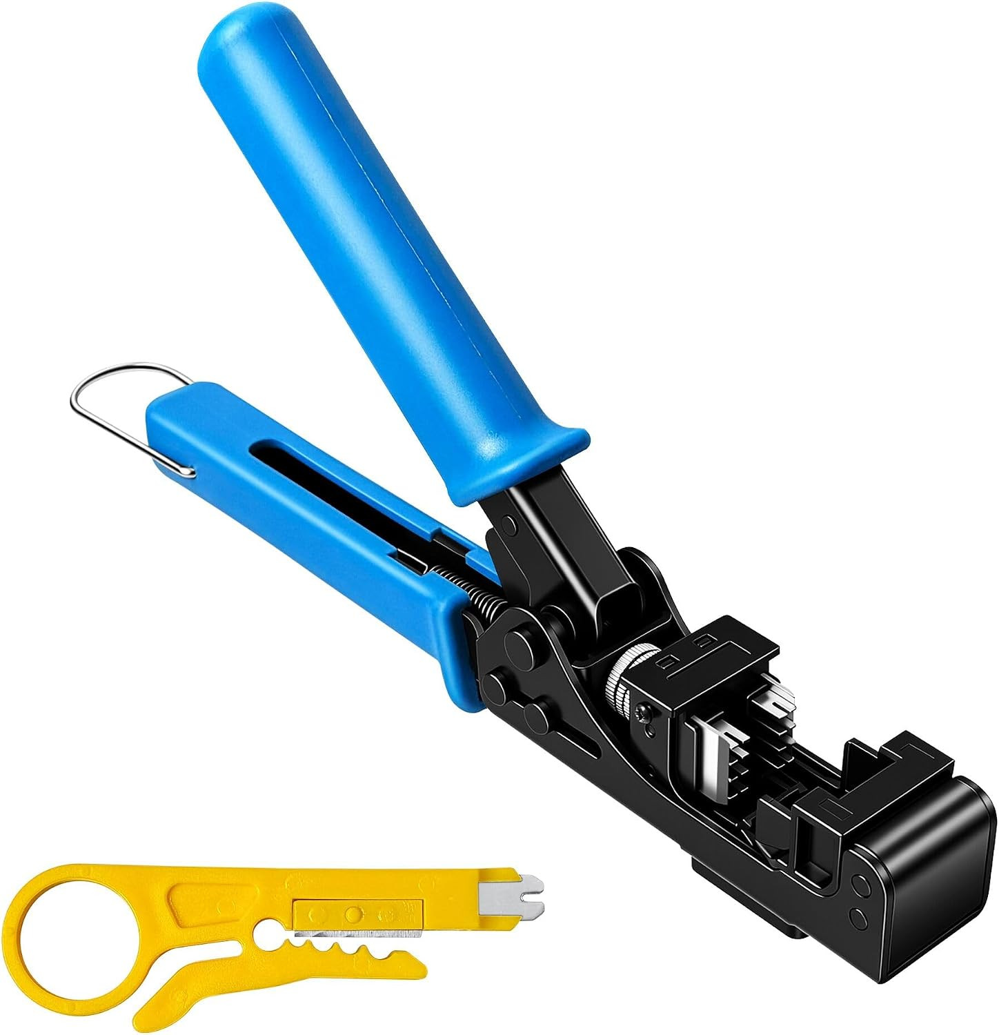 Speed Keystone Jack Tool for 90 Degree RJ45 Keystone Professional Grade,Punch do